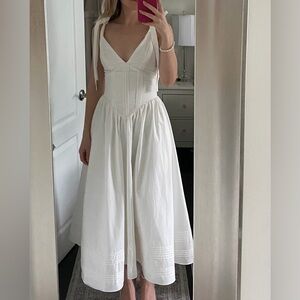 House of CB Hattie White Midi Dress